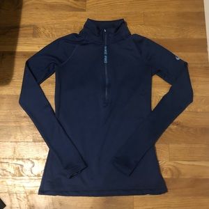 Navy Nike Pro Hyperwarm Track Zip-up Jacket